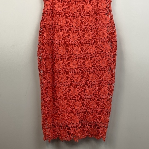 M&S Collection • Lace Sheath Short Sleeve Bodycon Midi Dress - Picture 8 of 16